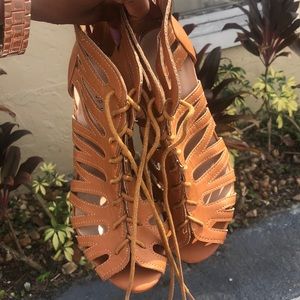 Tan / Brown High Heels